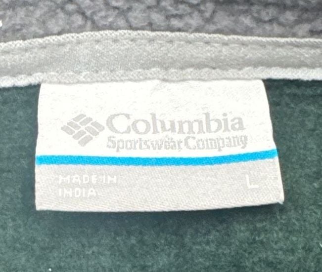 Michigan State Spartans Columbia Canyon Point Omni-Shield Raglan Half-Zip Pullover Top - Green 5