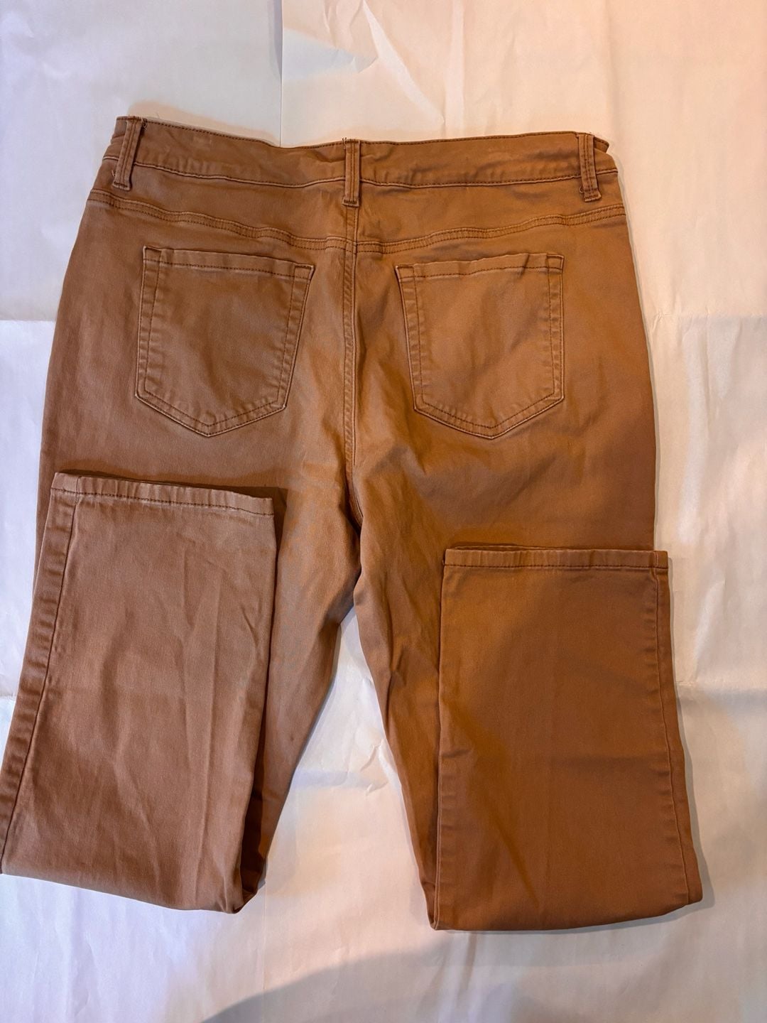 Gloria Vanderbilt Amanda 2.0 Slim Leg Brown Pants Size 14 4
