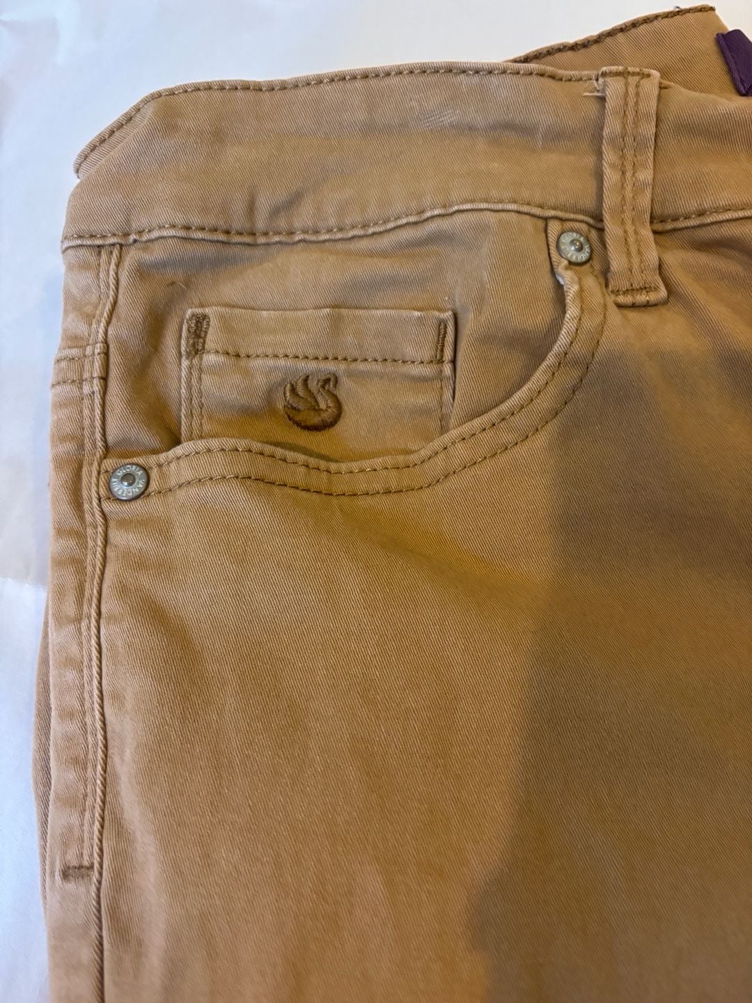 Gloria Vanderbilt Amanda 2.0 Slim Leg Brown Pants Size 14 5