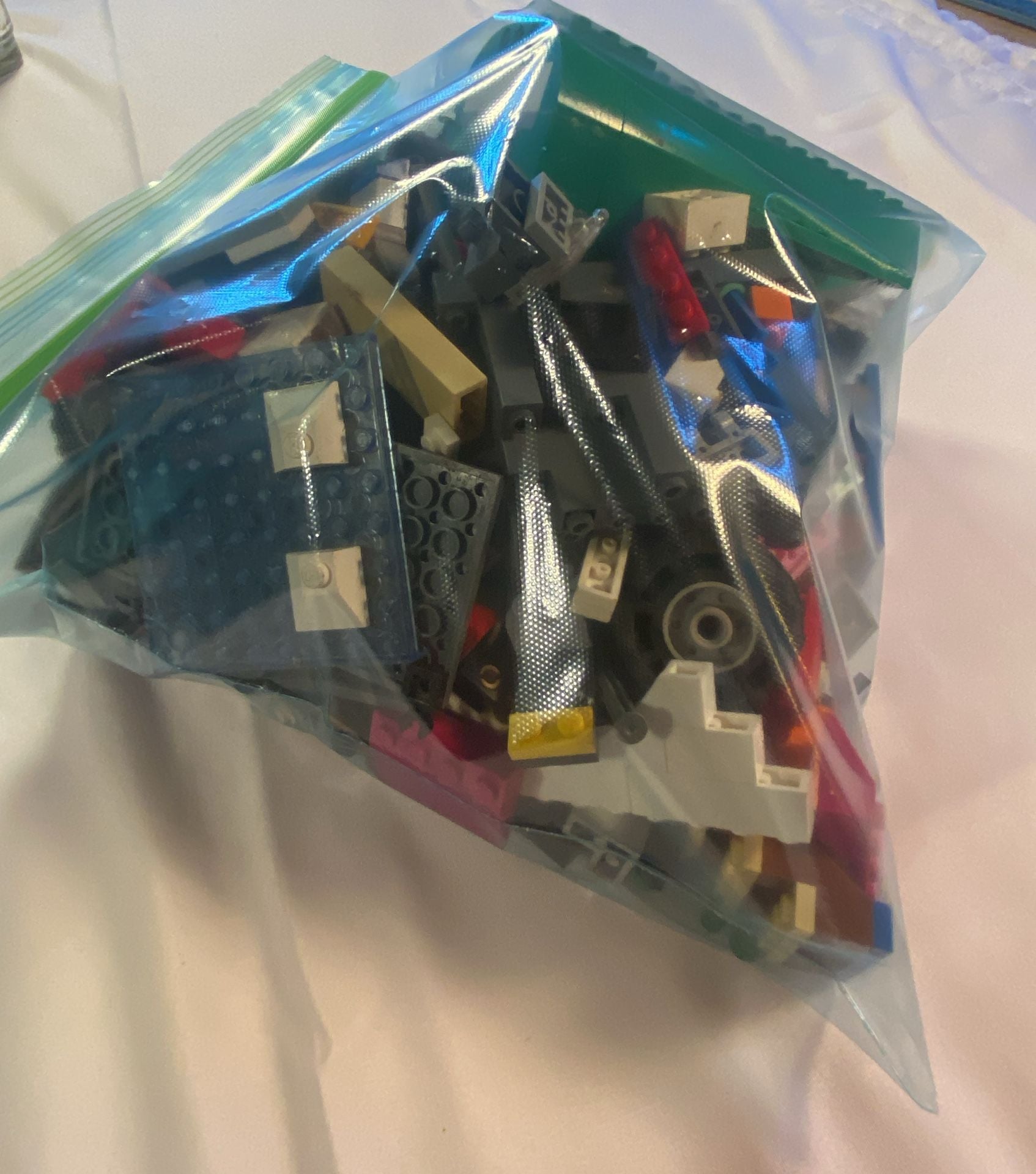 LEGO Assorted Bulk Bricks and Plates Mixed Lot in Bag. 2lbs 1