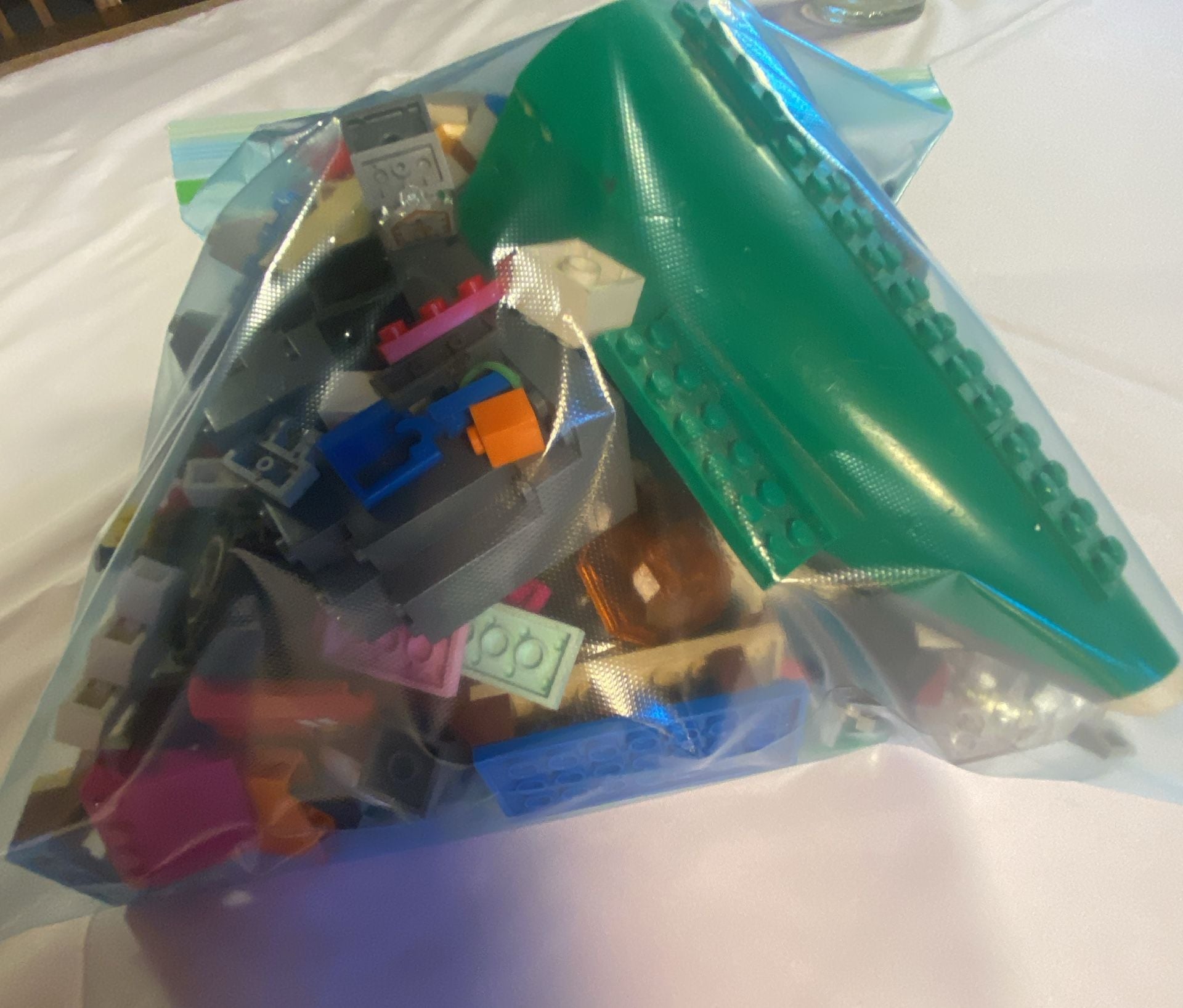 LEGO Assorted Bulk Bricks and Plates Mixed Lot in Bag. 2lbs 2