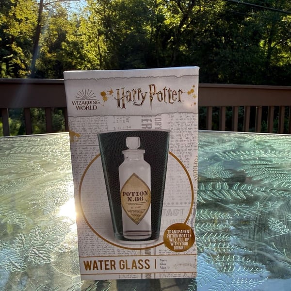 Harry Potter Water Glass Potion N.86 Transparent Potion Bottle