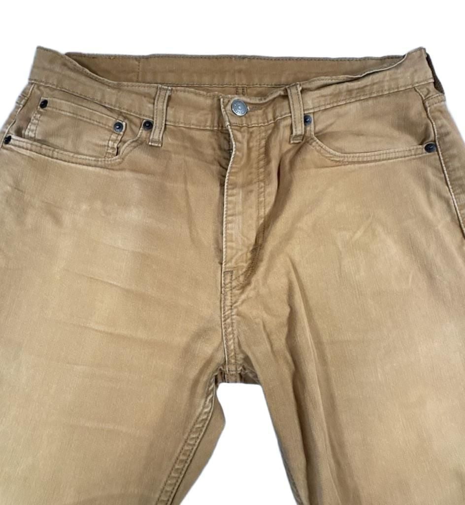 Levi's Brown Twill 5-Pocket Straight Jeans 5