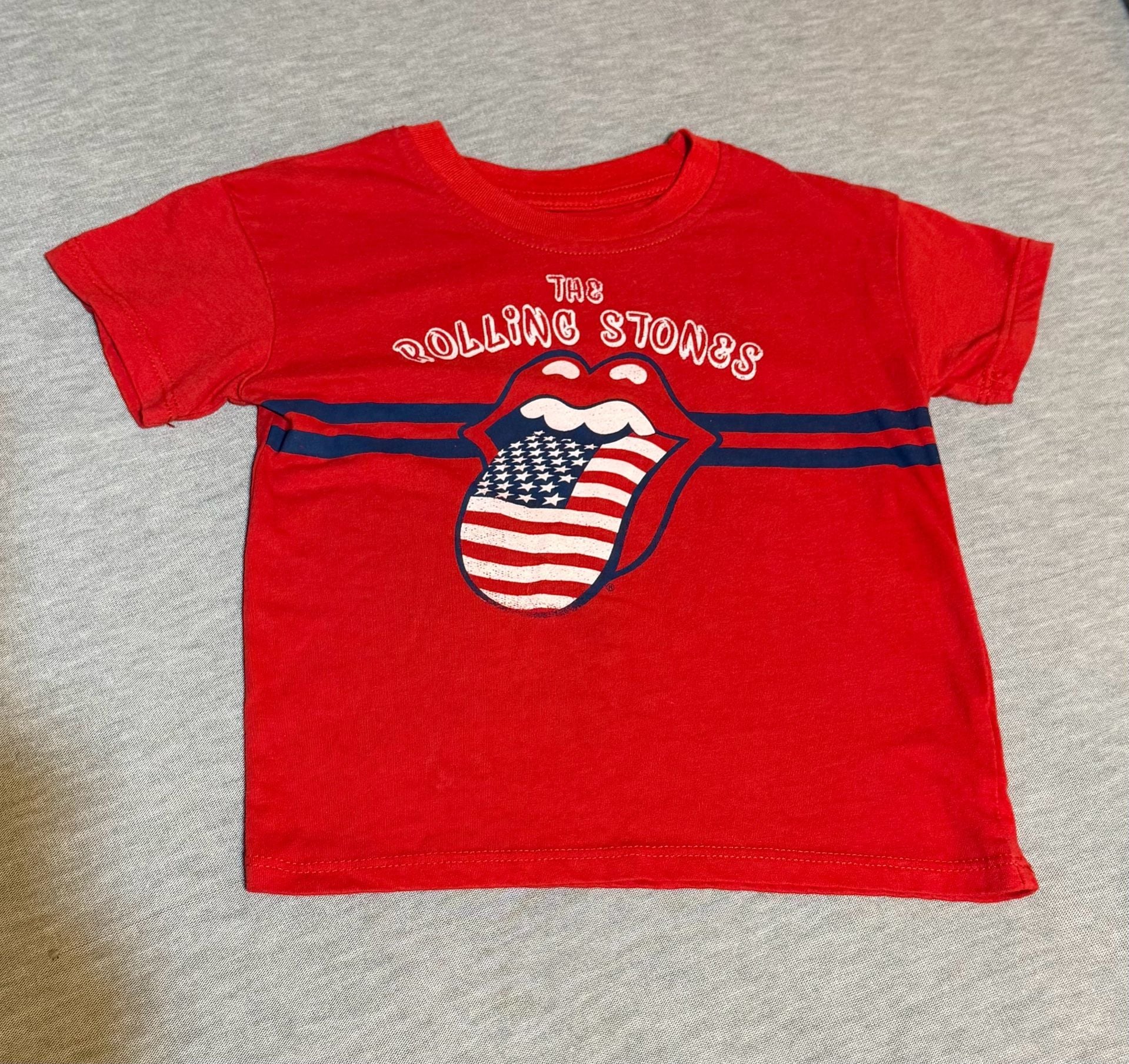 The Rolling Stones Toddler Red Americana Tongue T-Shirt Size 2T 2