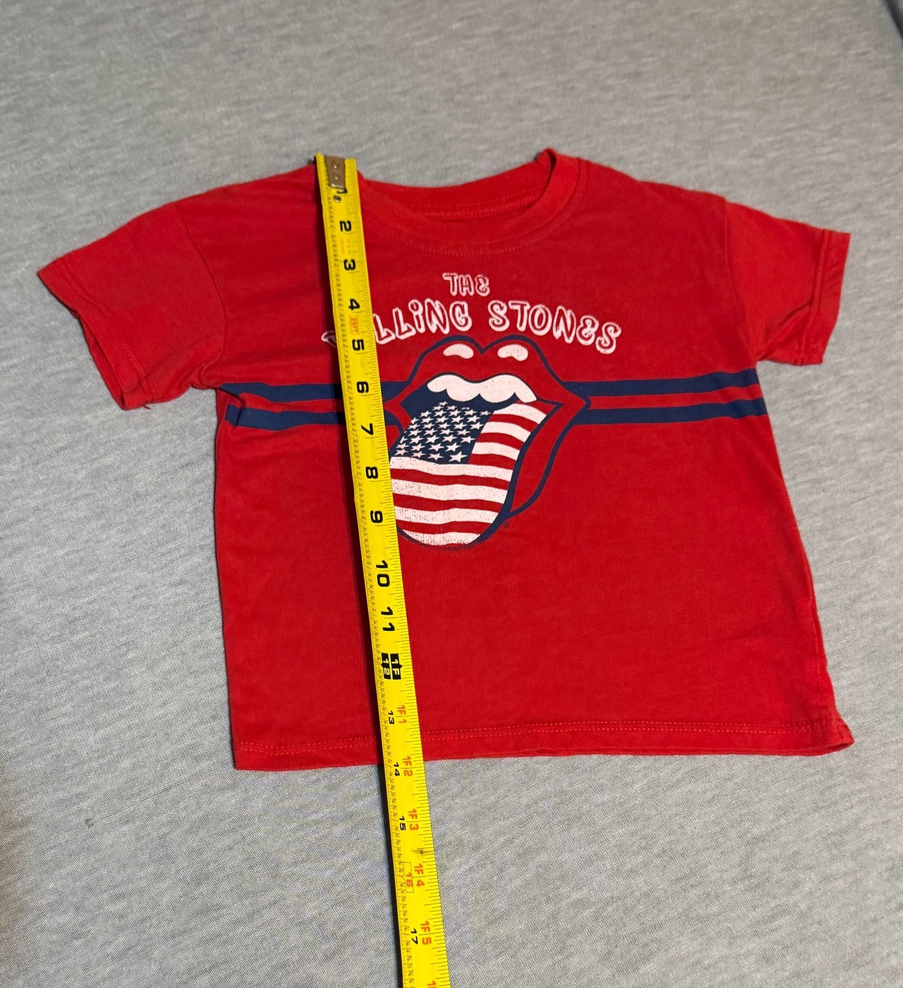 The Rolling Stones Toddler Red Americana Tongue T-Shirt Size 2T 6