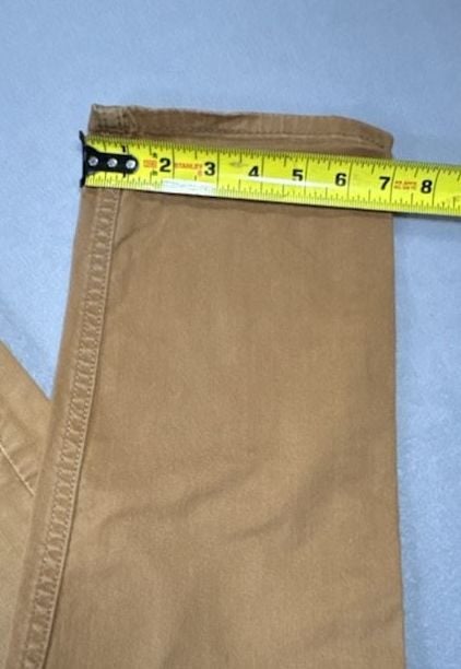 Levi's Brown Twill 5-Pocket Straight Jeans 7