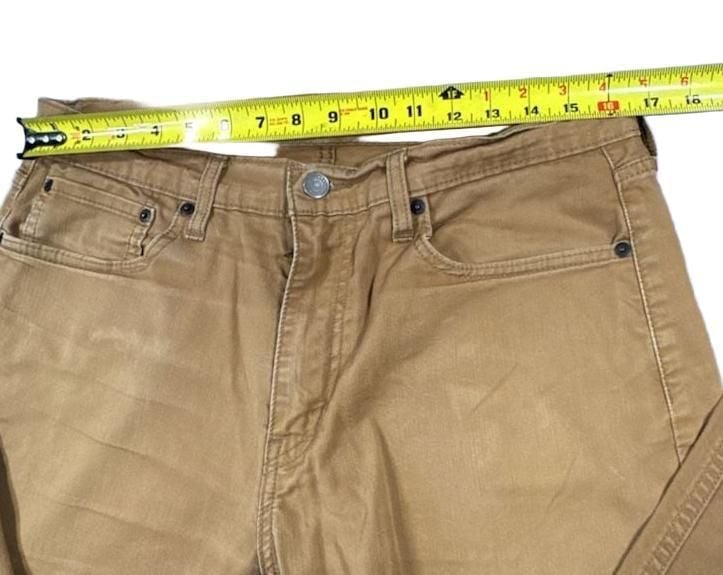 Levi's Brown Twill 5-Pocket Straight Jeans 6