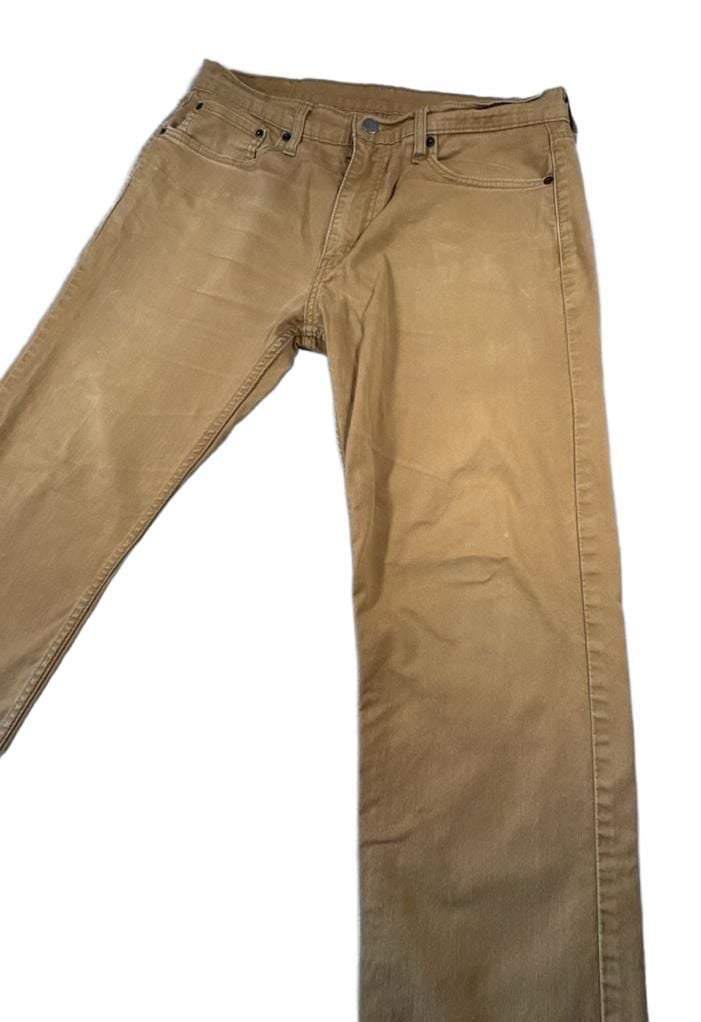 Levi's Brown Twill 5-Pocket Straight Jeans 4