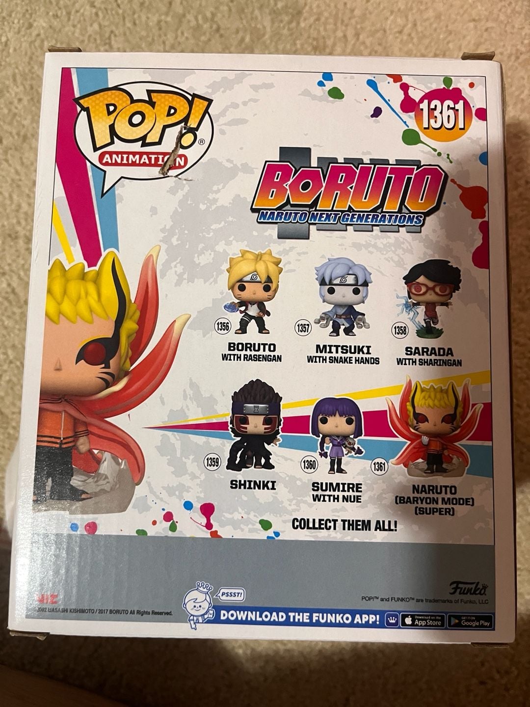 Funko Pop! Boruto Naruto Next Gen - Naruto (Baryon) #1361 AAA Anime Exclusive 2