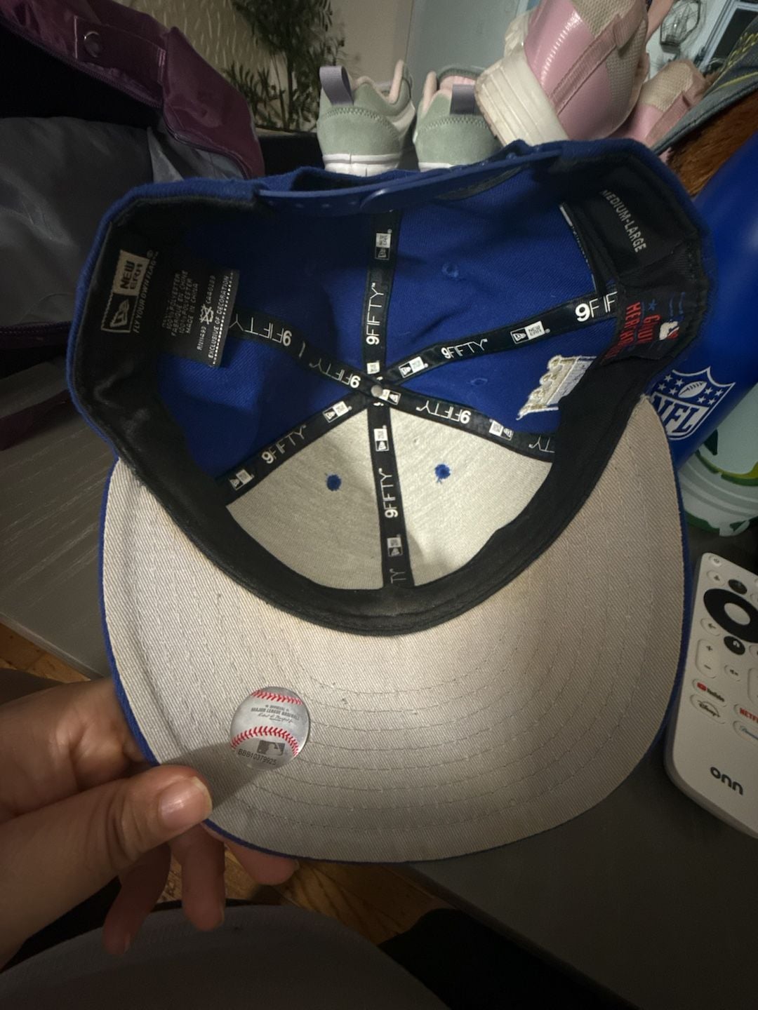 New Era Kansas City Royals 9FIFTY Snapback Hat Medium-Large 3