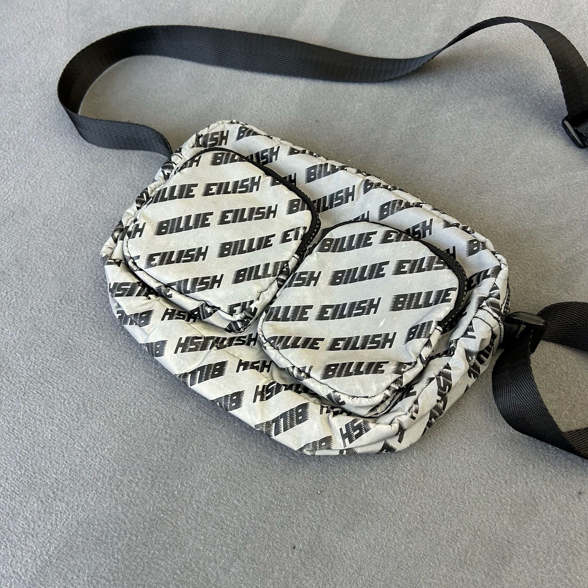 H&M x Billie Eilish Reflective Shoulder Bag X62 5