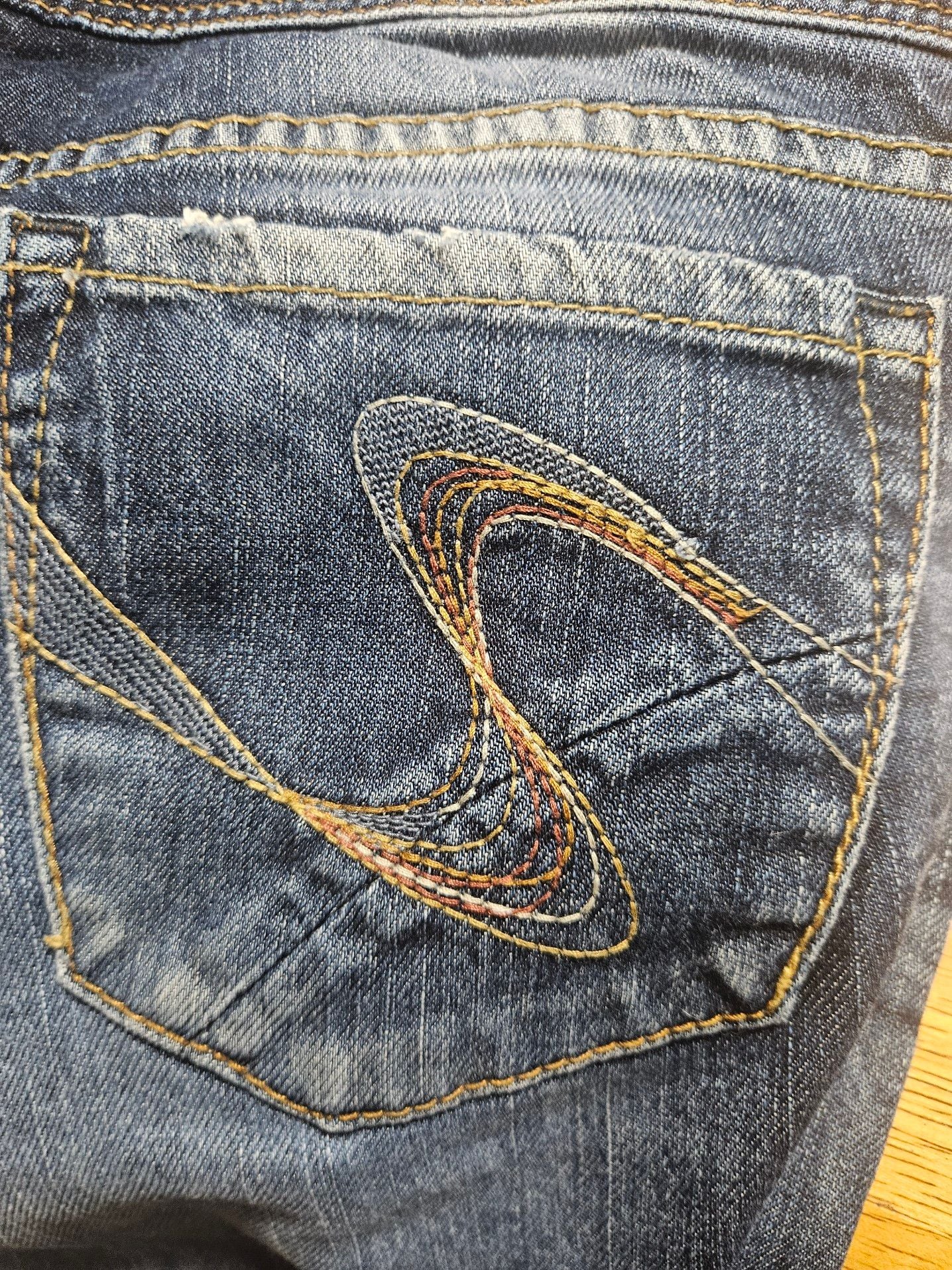 Silver Jeans Co. Suki Mid Rise Bootcut Jeans Size 27 Dark Wash Y2K 5