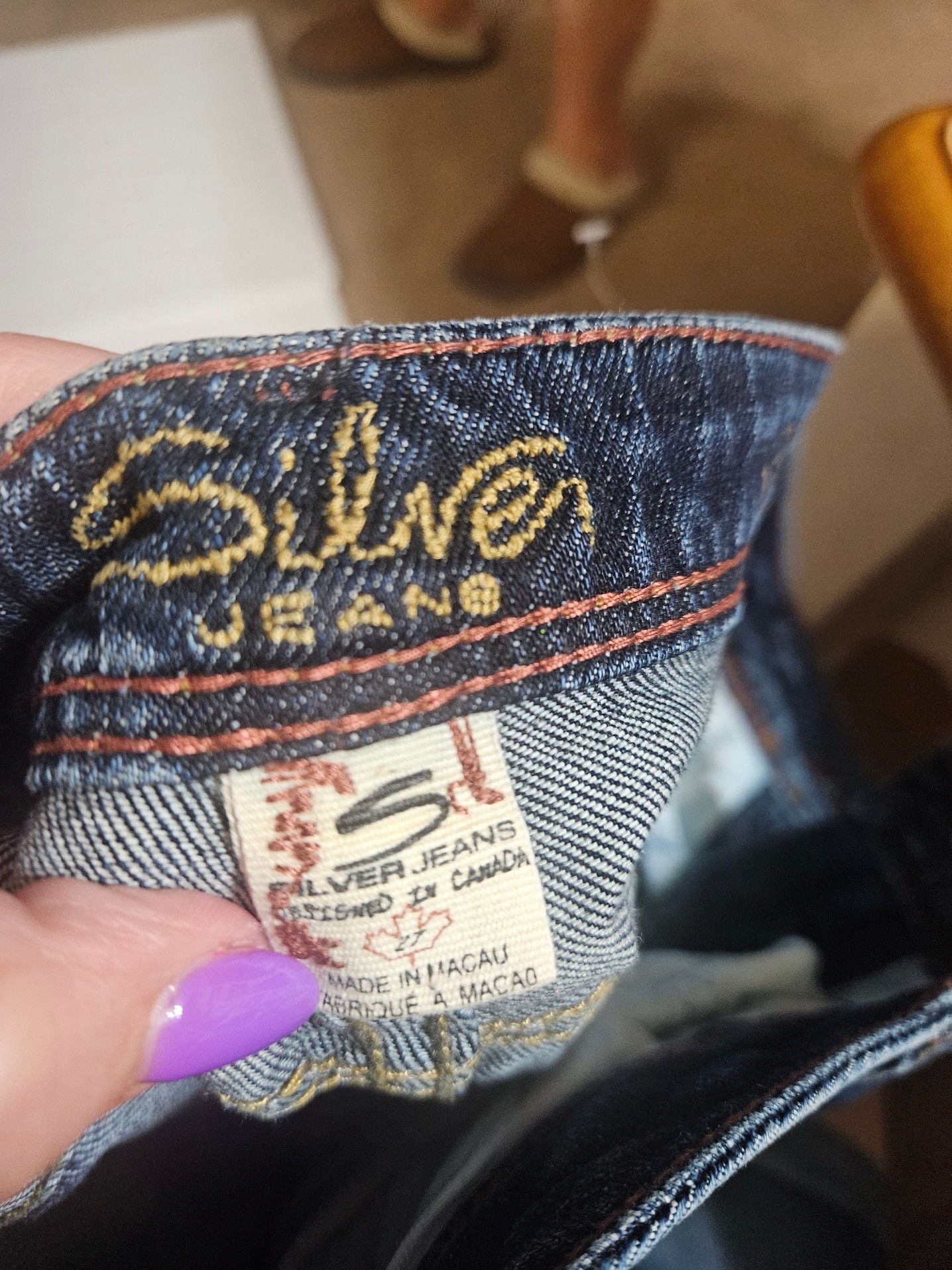 Silver Jeans Co. Suki Mid Rise Bootcut Jeans Size 27 Dark Wash Y2K 6
