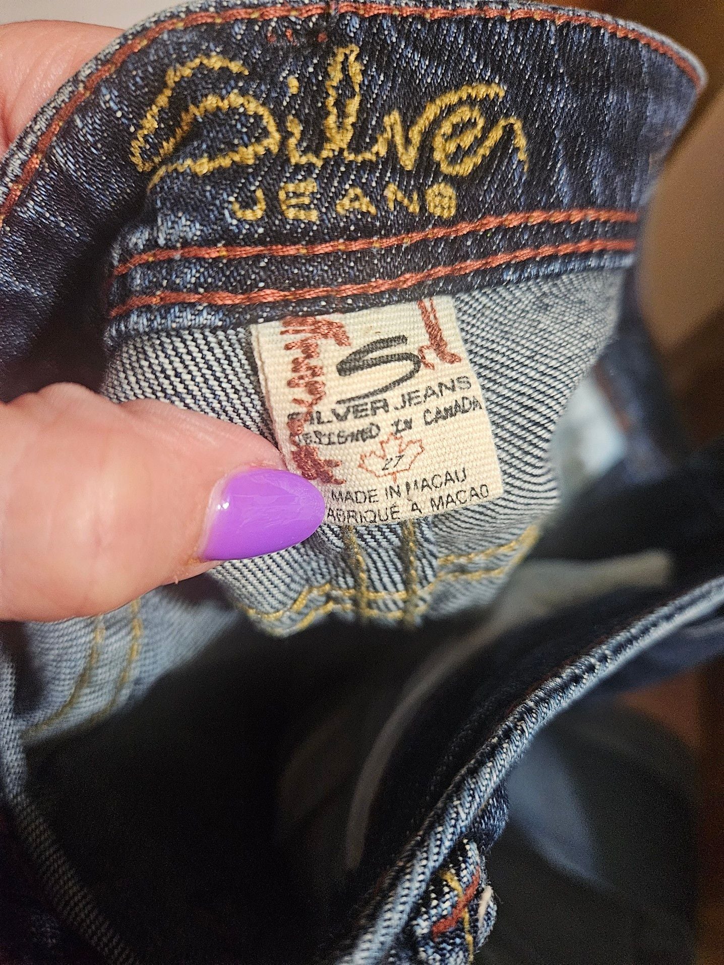 Silver Jeans Co. Suki Mid Rise Bootcut Jeans Size 27 Dark Wash Y2K 7