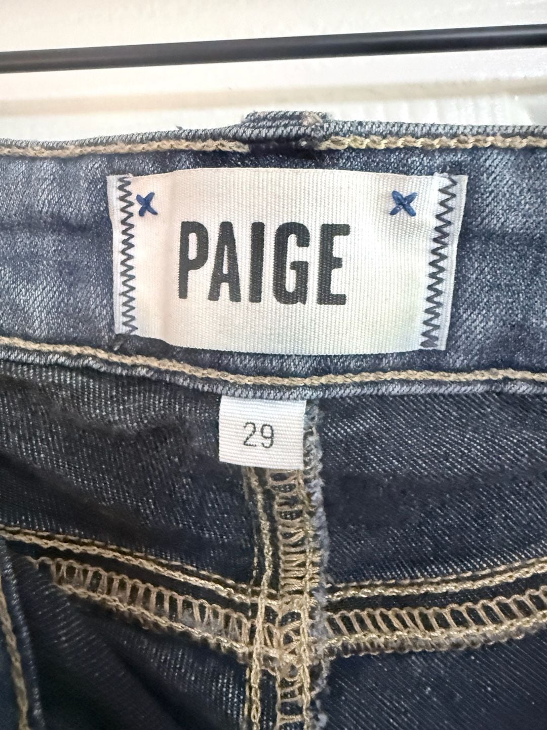 PAIGE Verdugo Ankle Skinny Jeans Women's Size 29 Dark Wash Denim 3