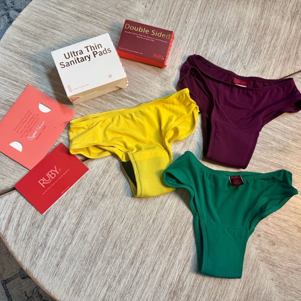 Ruby Love teen Period Underwear Multipack hipster XS