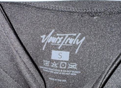 Yours Truly Rhinestone Baseball Jersey Black Size S 7