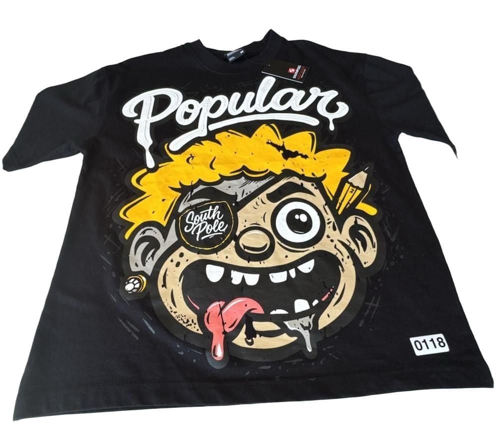 Southpole Popular Graphic Heavyweight T-Shirt Size M 2