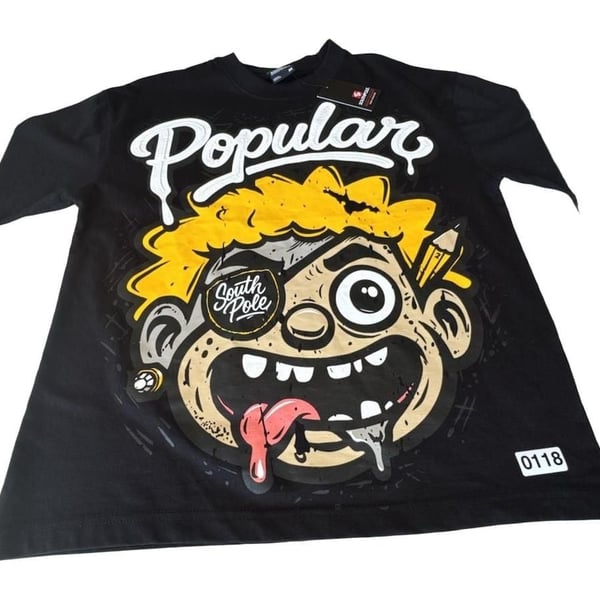 Southpole Popular Graphic Heavyweight T-Shirt Size M