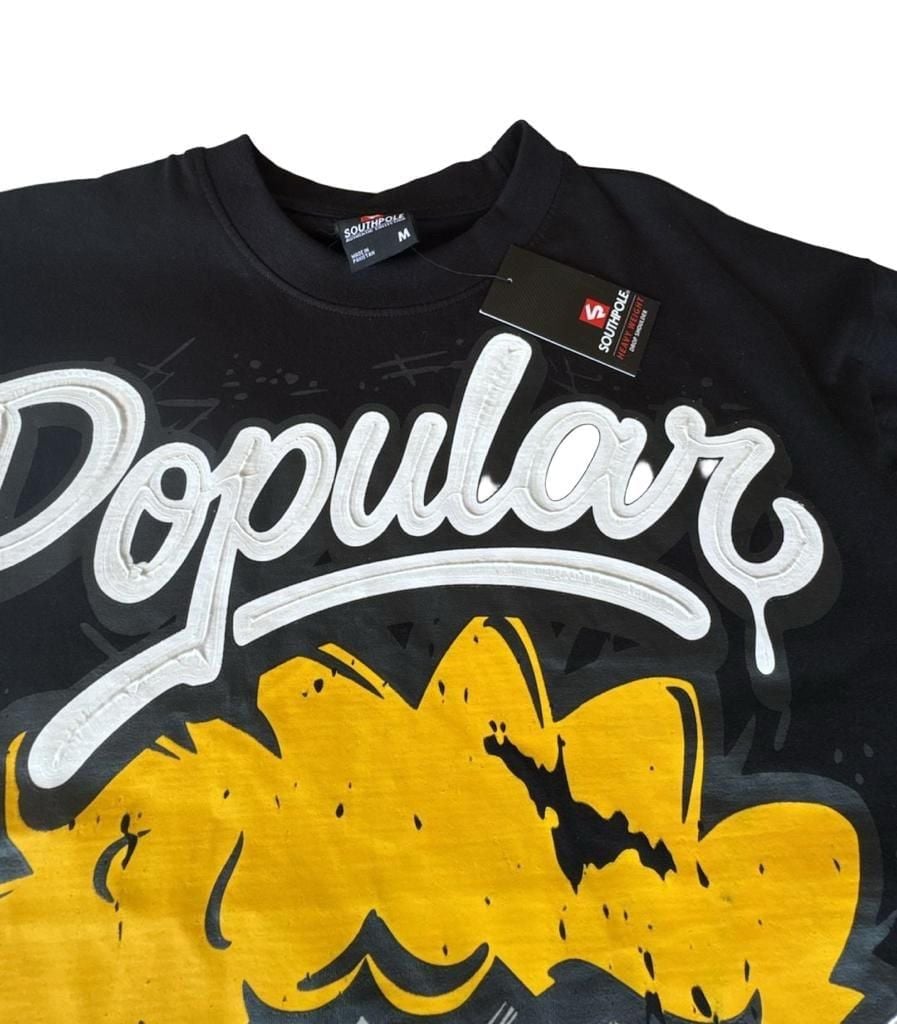 Southpole Popular Graphic Heavyweight T-Shirt Size M 5