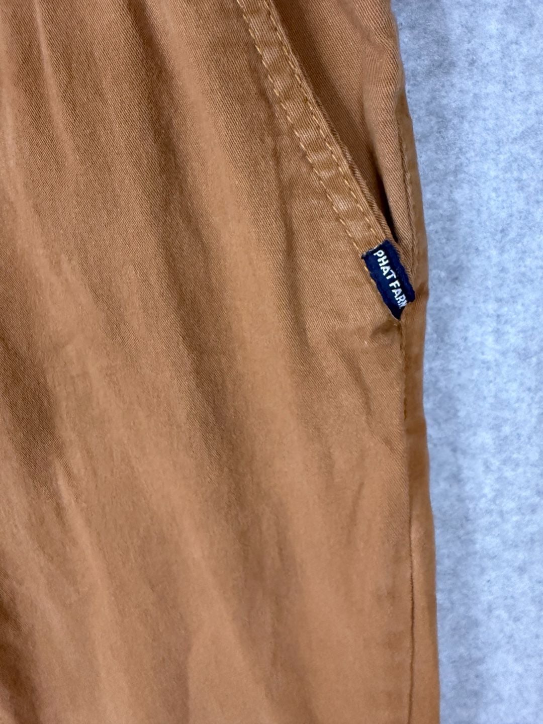 Phat Farm Men's Brown Jogger Pants Drawstring Casual Trousers 5