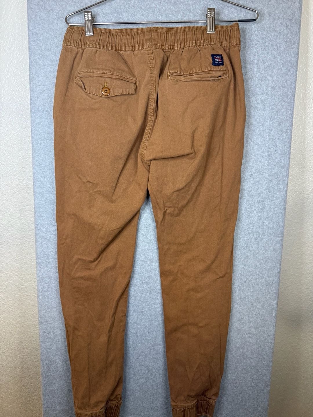 Phat Farm Men's Brown Jogger Pants Drawstring Casual Trousers 9