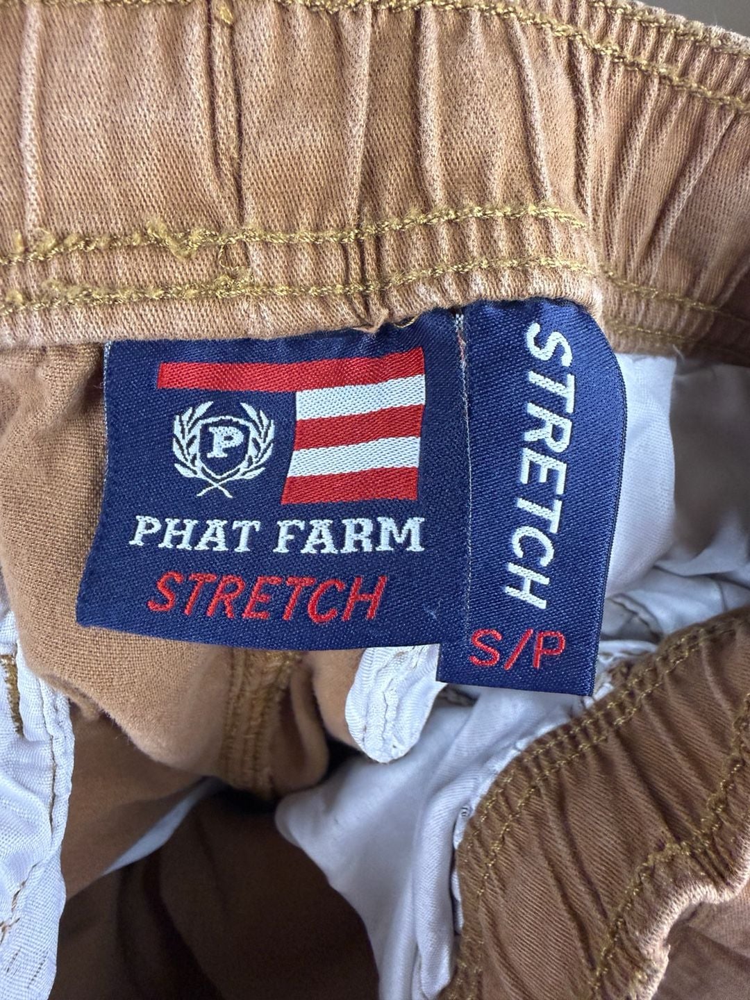Phat Farm Men's Brown Jogger Pants Drawstring Casual Trousers 12