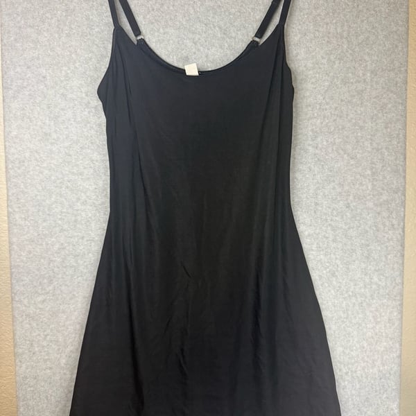 Victoria's Secret Black Slip Style #3378 Tank Dress