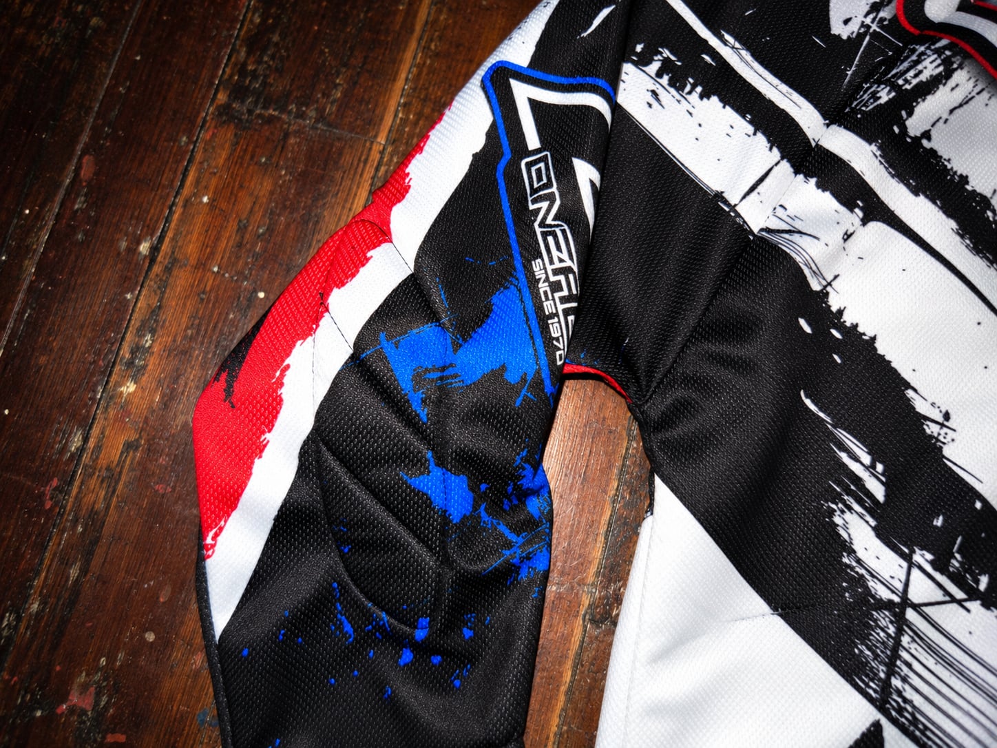 O'Neal Element Series Shocker Motocross Jersey Red Black Blue 6