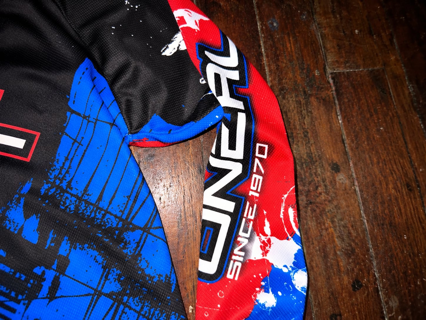 O'Neal Element Series Shocker Motocross Jersey Red Black Blue 7