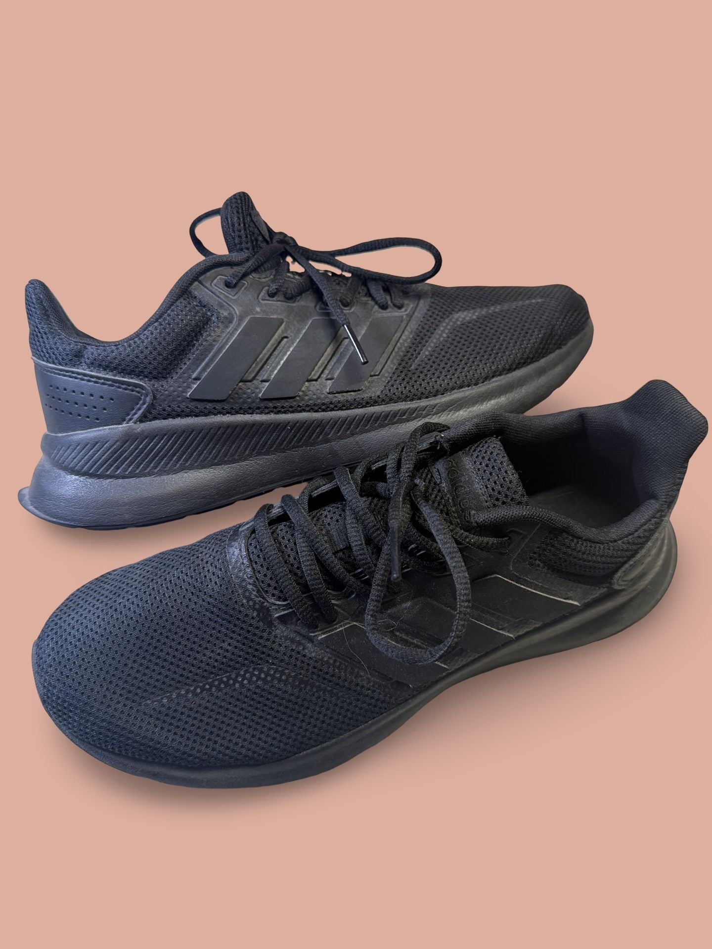 Adidas Runfalcon Core Triple Black Running Sneaker Mens 8 G28970 2