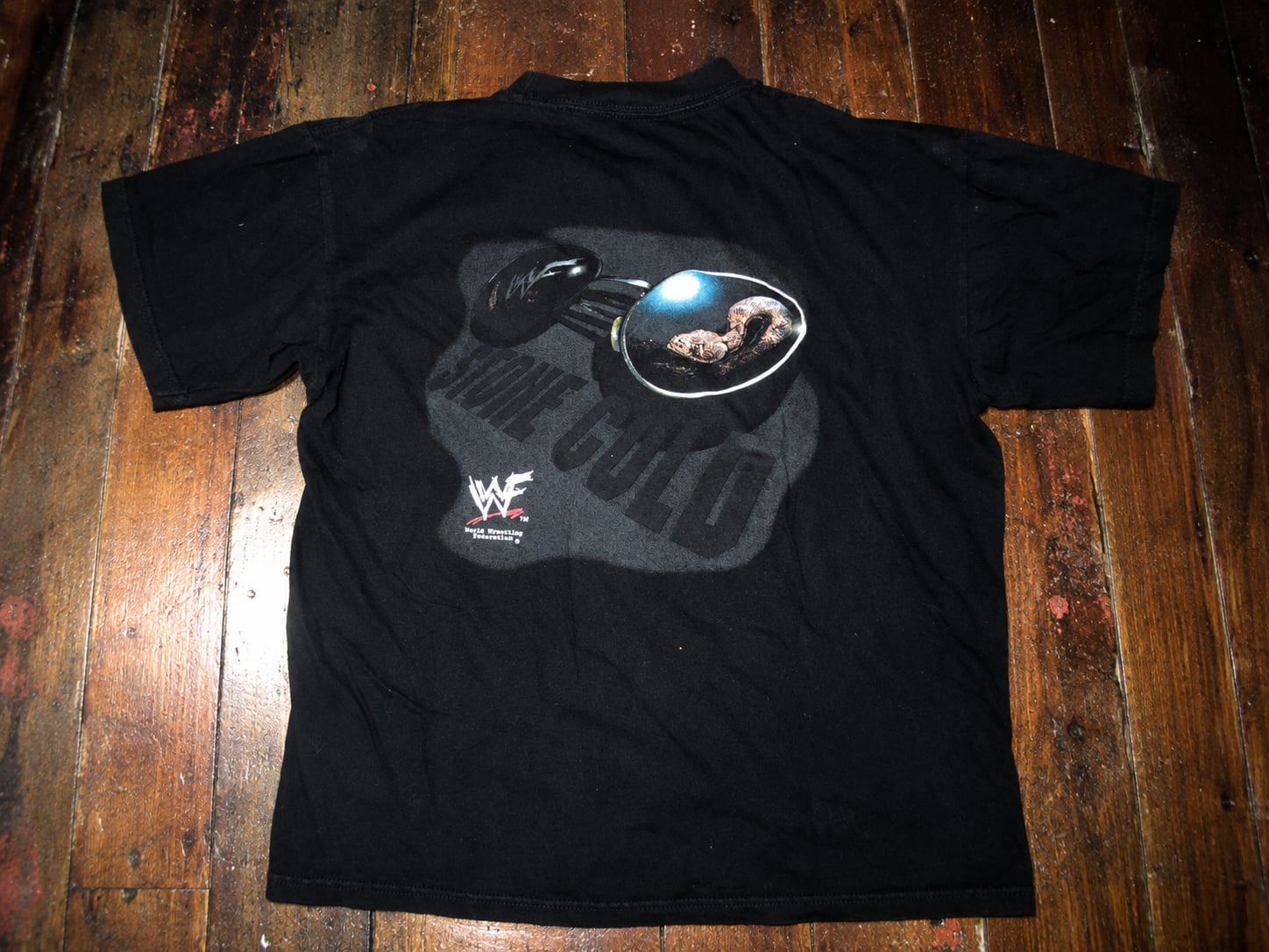Vintage 1999 WWF Stone Cold Steve Austin No Mercy T-Shirt XL 7