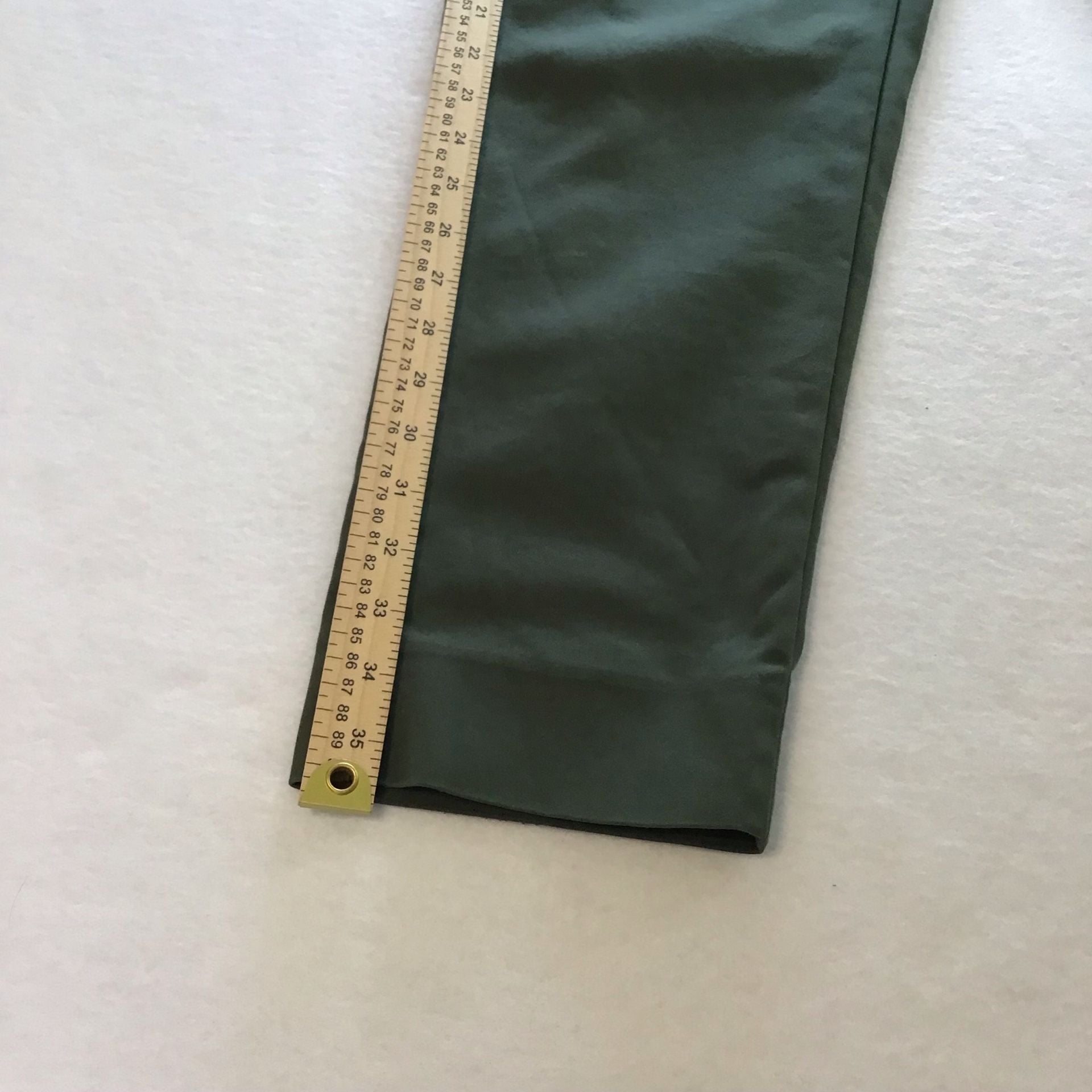 White House Black Market Slim Ankle Pants Size 12 Olive Green Office Travel 7