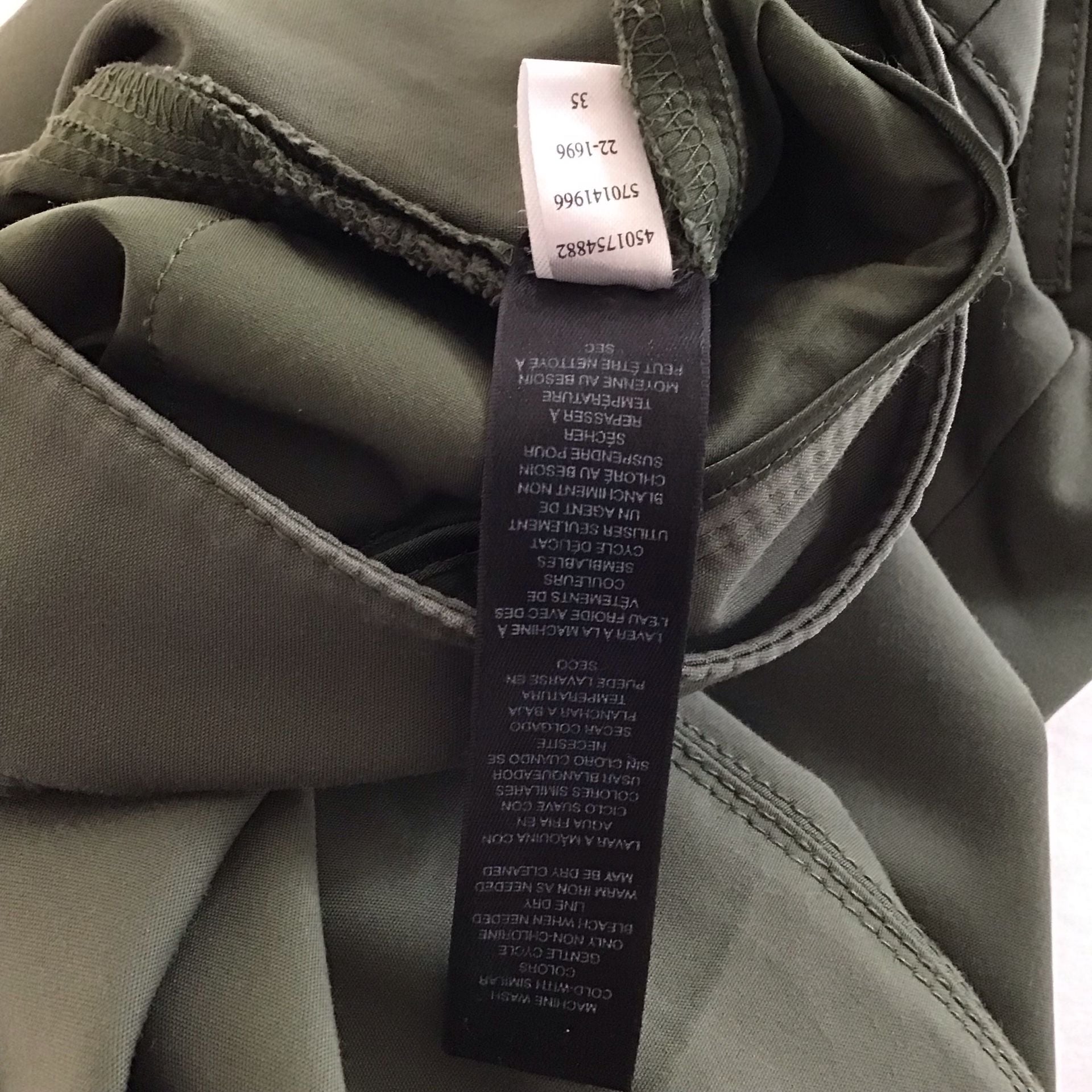 White House Black Market Slim Ankle Pants Size 12 Olive Green Office Travel 8