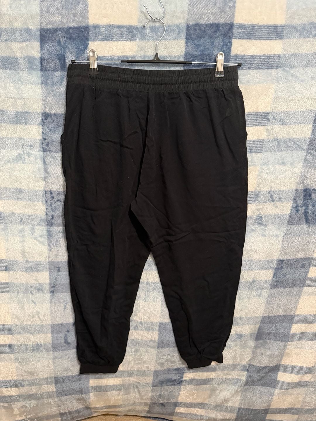 Splendid Black Drawstring Cargo Jogger Pants L 4