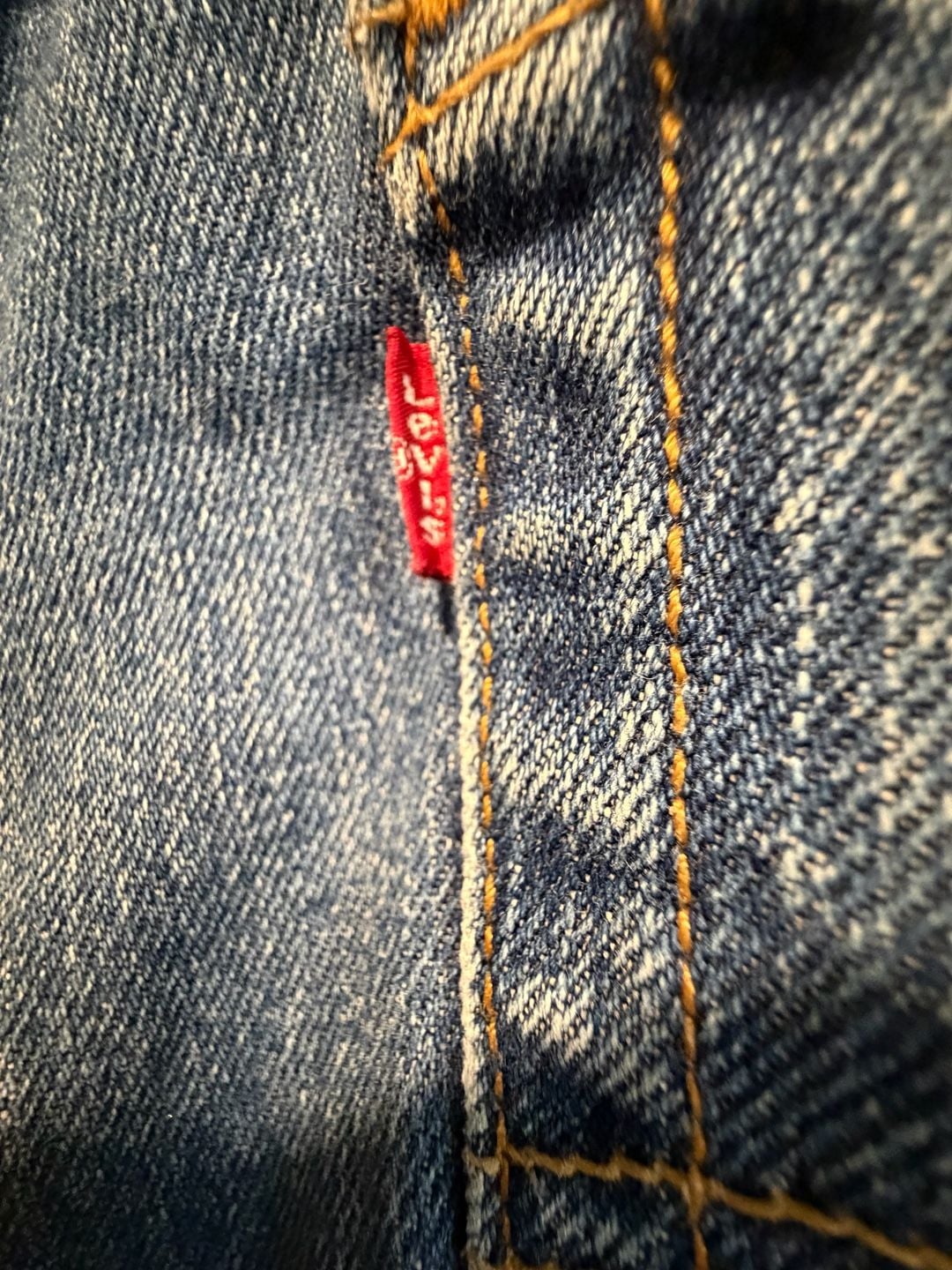 Vintage Levi's 501 Button Fly Straight Leg Denim Jeans size W36 L30 6