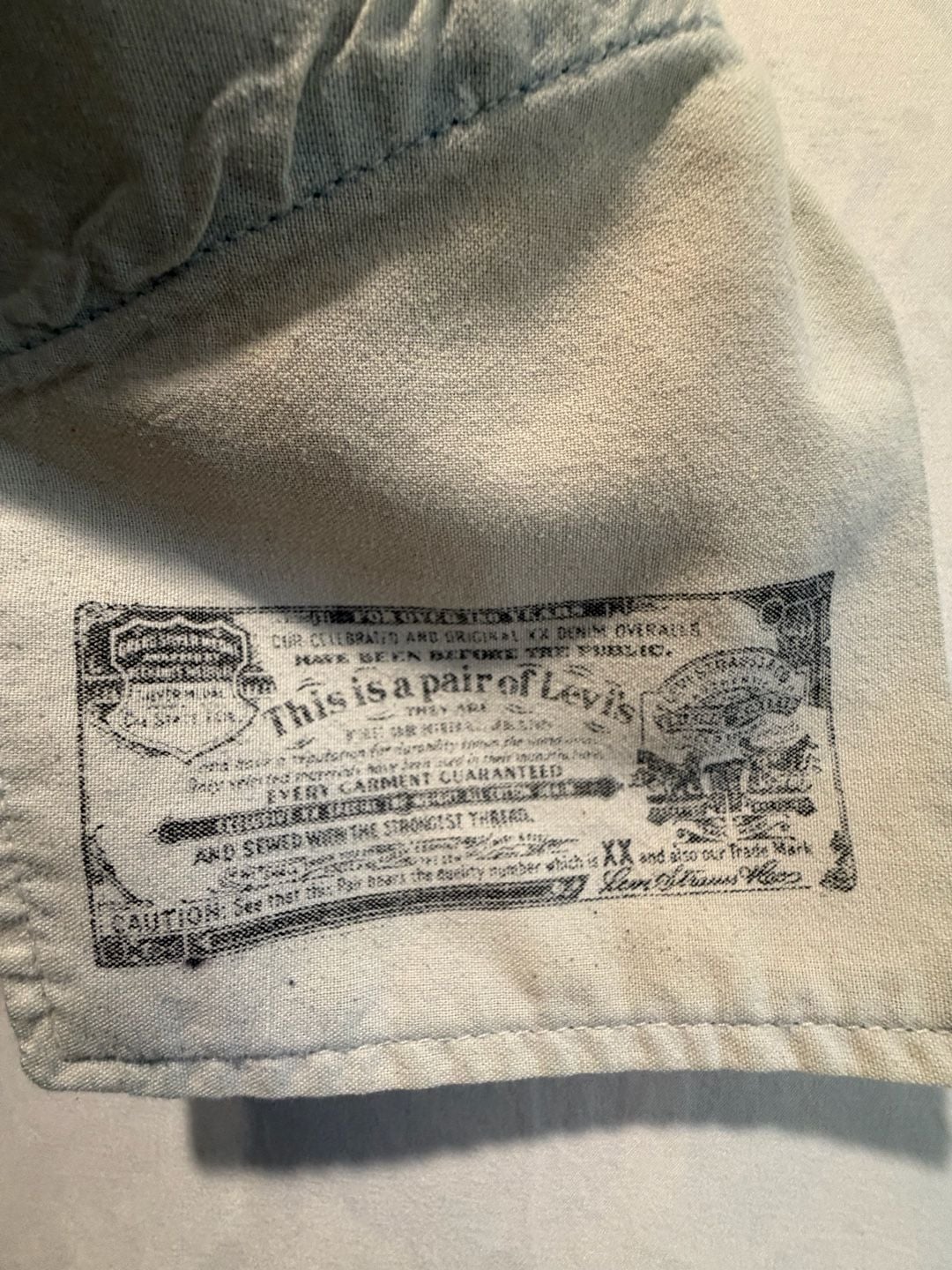 Vintage Levi's 501 Button Fly Straight Leg Denim Jeans size W36 L30 7