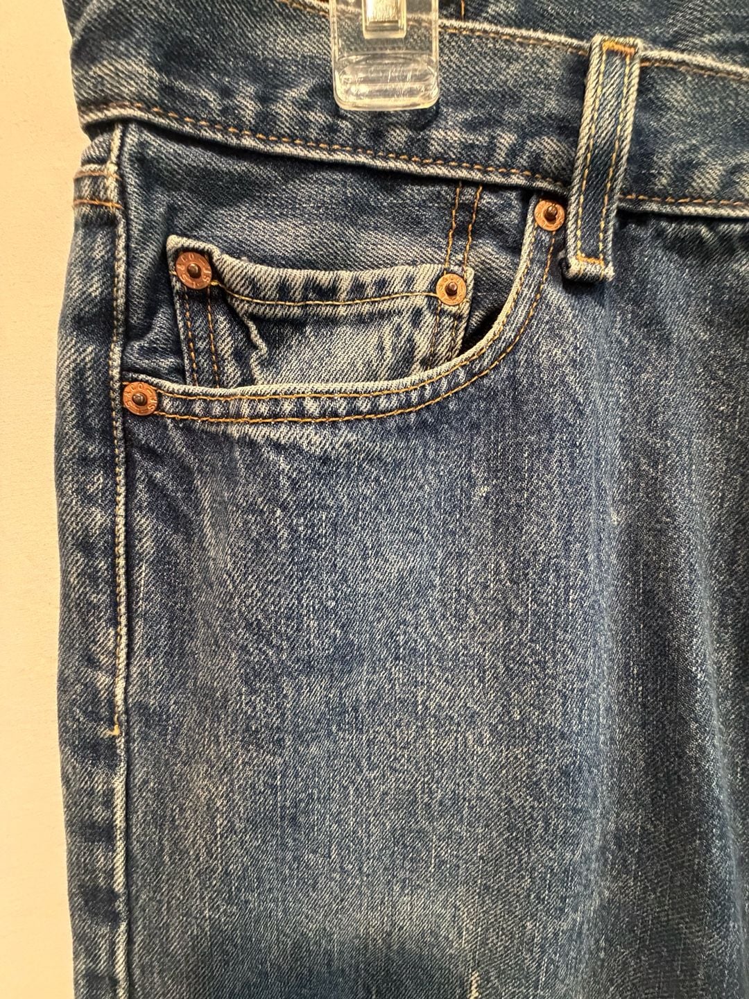 Vintage Levi's 501 Button Fly Straight Leg Denim Jeans size W36 L30 9