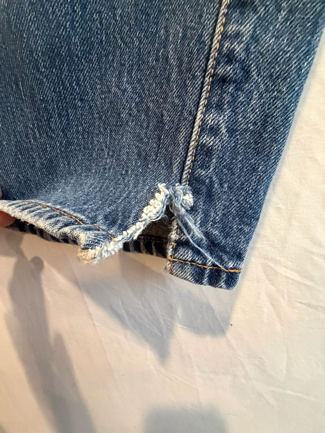 Vintage Levi's 501 Button Fly Straight Leg Denim Jeans size W36 L30 12
