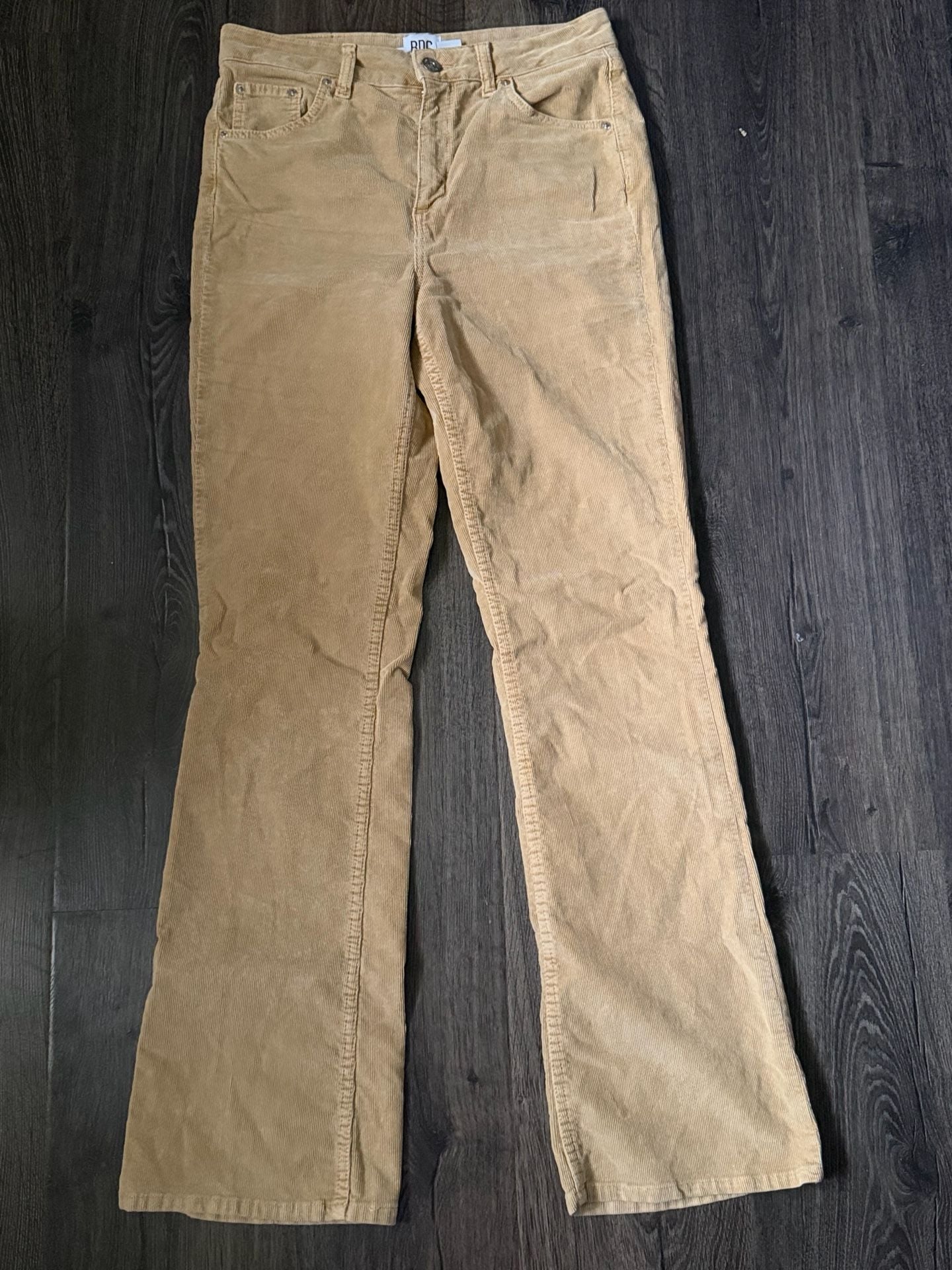 BDG Urban Outfitters Tan Corduroy Flare Pants Size W30 L32 2