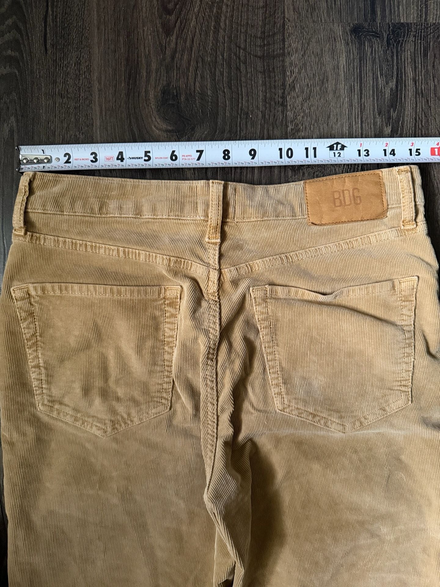 BDG Urban Outfitters Tan Corduroy Flare Pants Size W30 L32 8