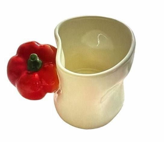 Ceramic Bell Pepper Kitchen Storage Container Canister Jar 1