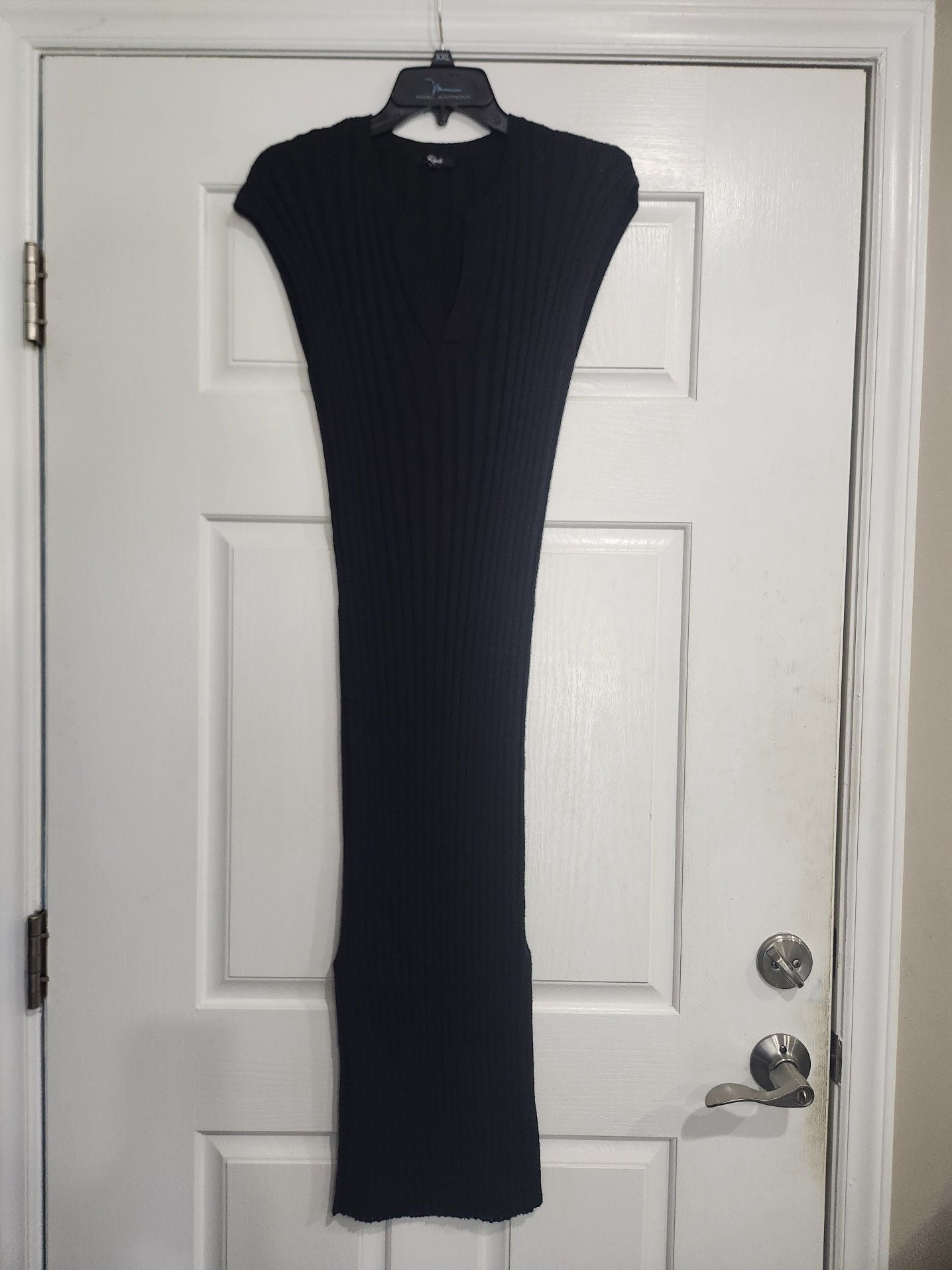 Rails Black Ashley Rib-Knit Midi Dress 2