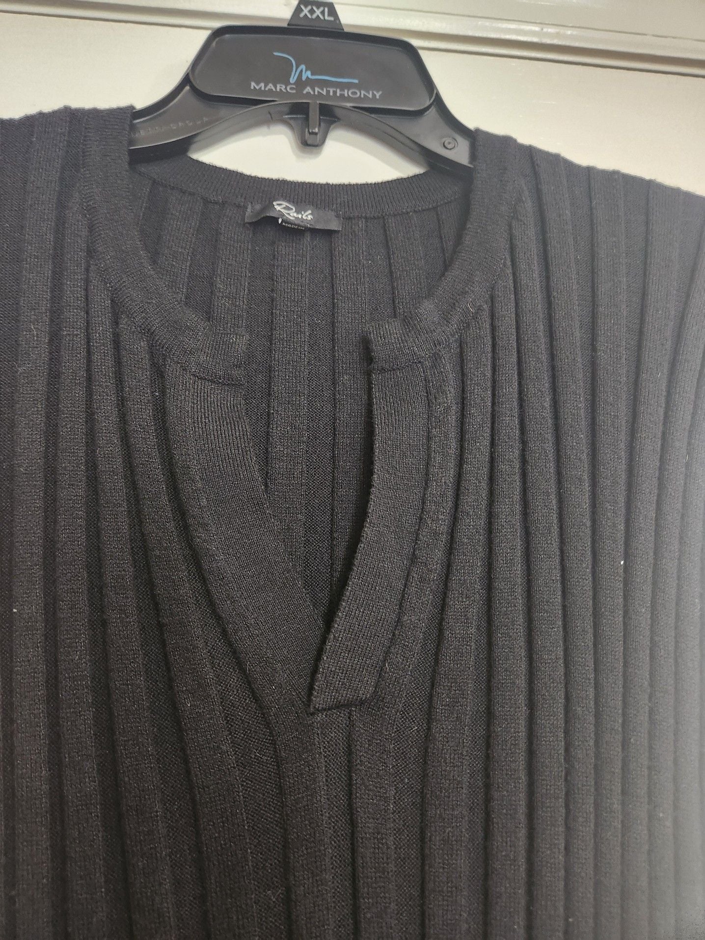 Rails Black Ashley Rib-Knit Midi Dress 4