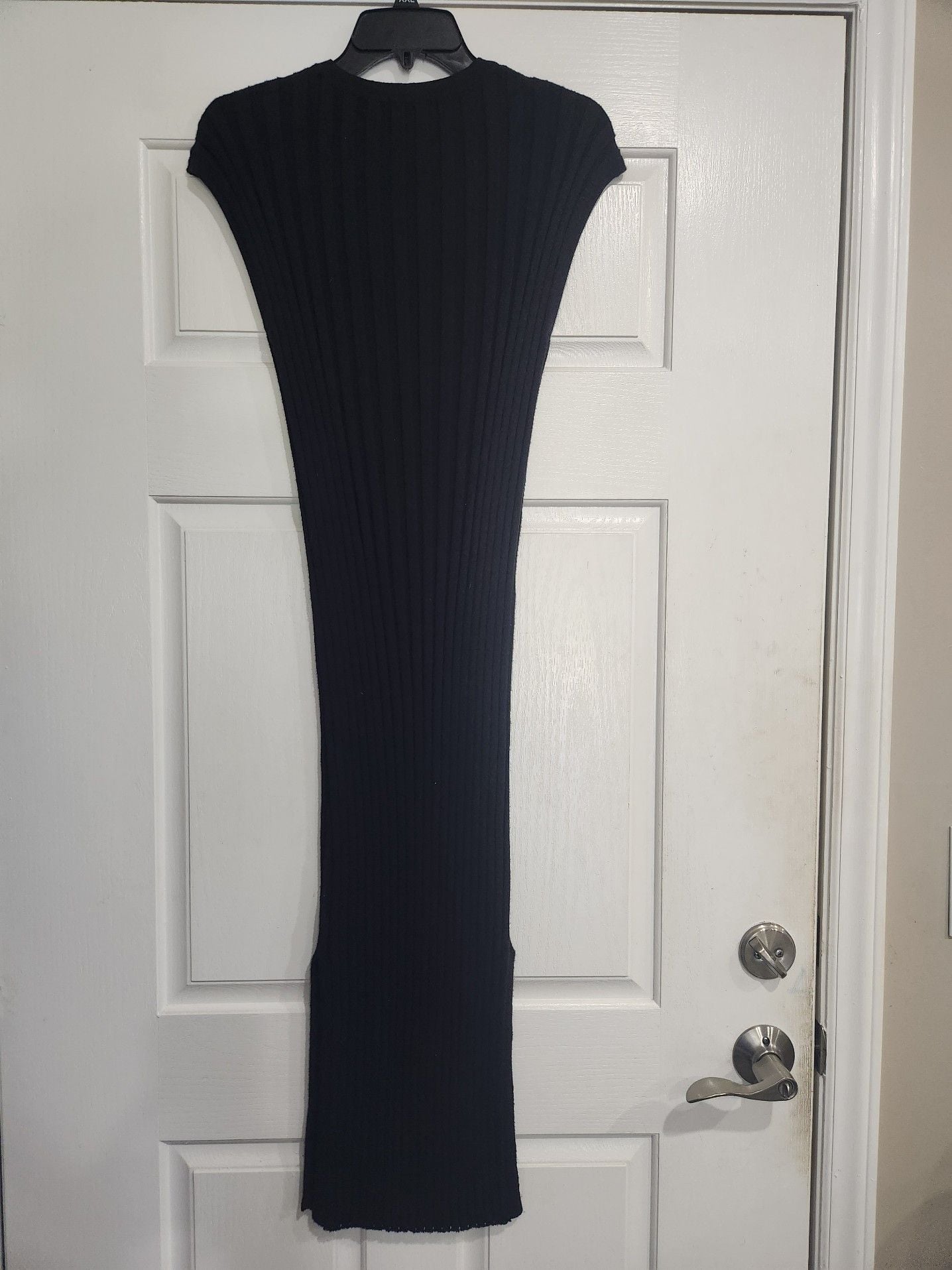 Rails Black Ashley Rib-Knit Midi Dress 6