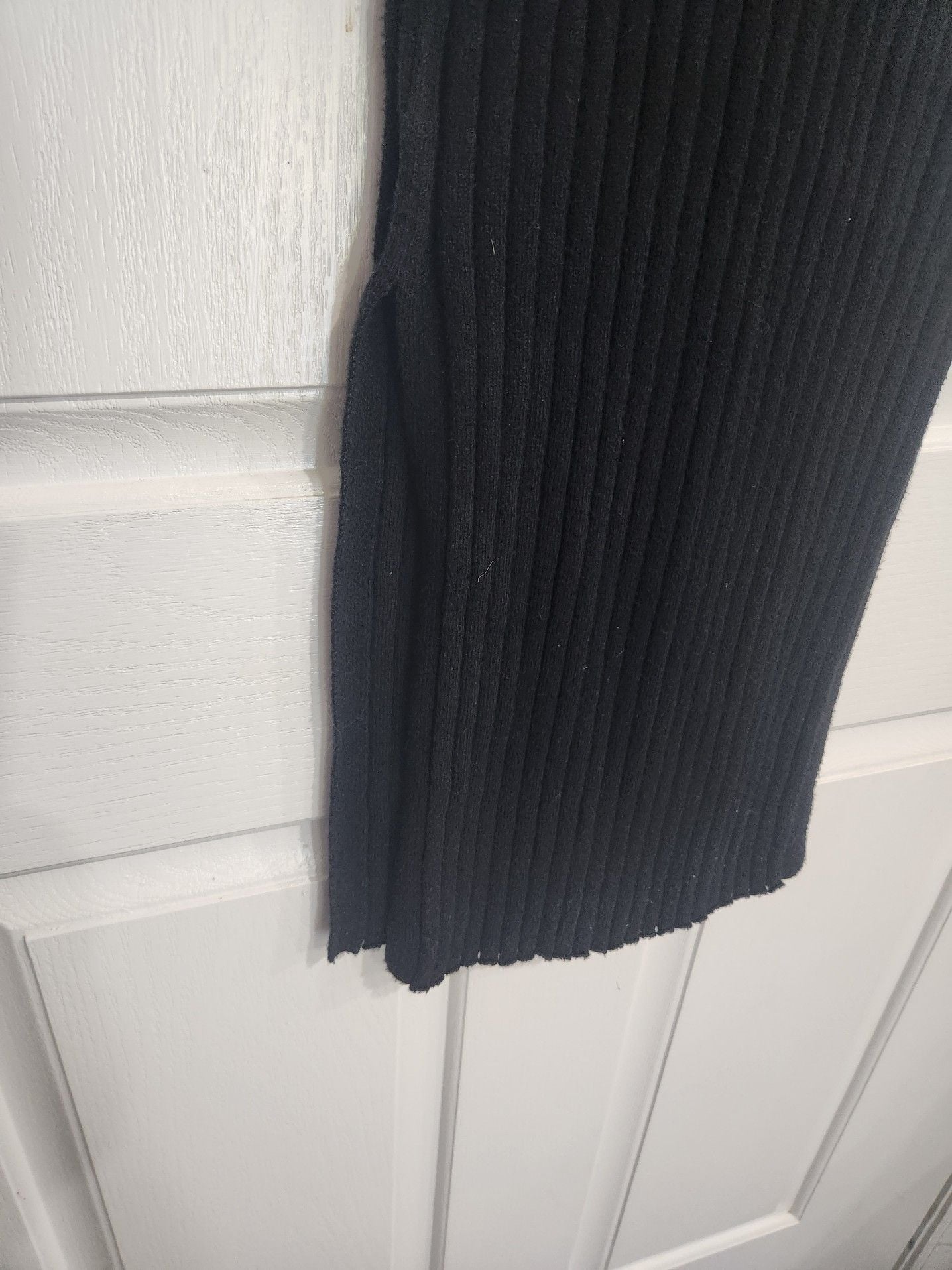 Rails Black Ashley Rib-Knit Midi Dress 7