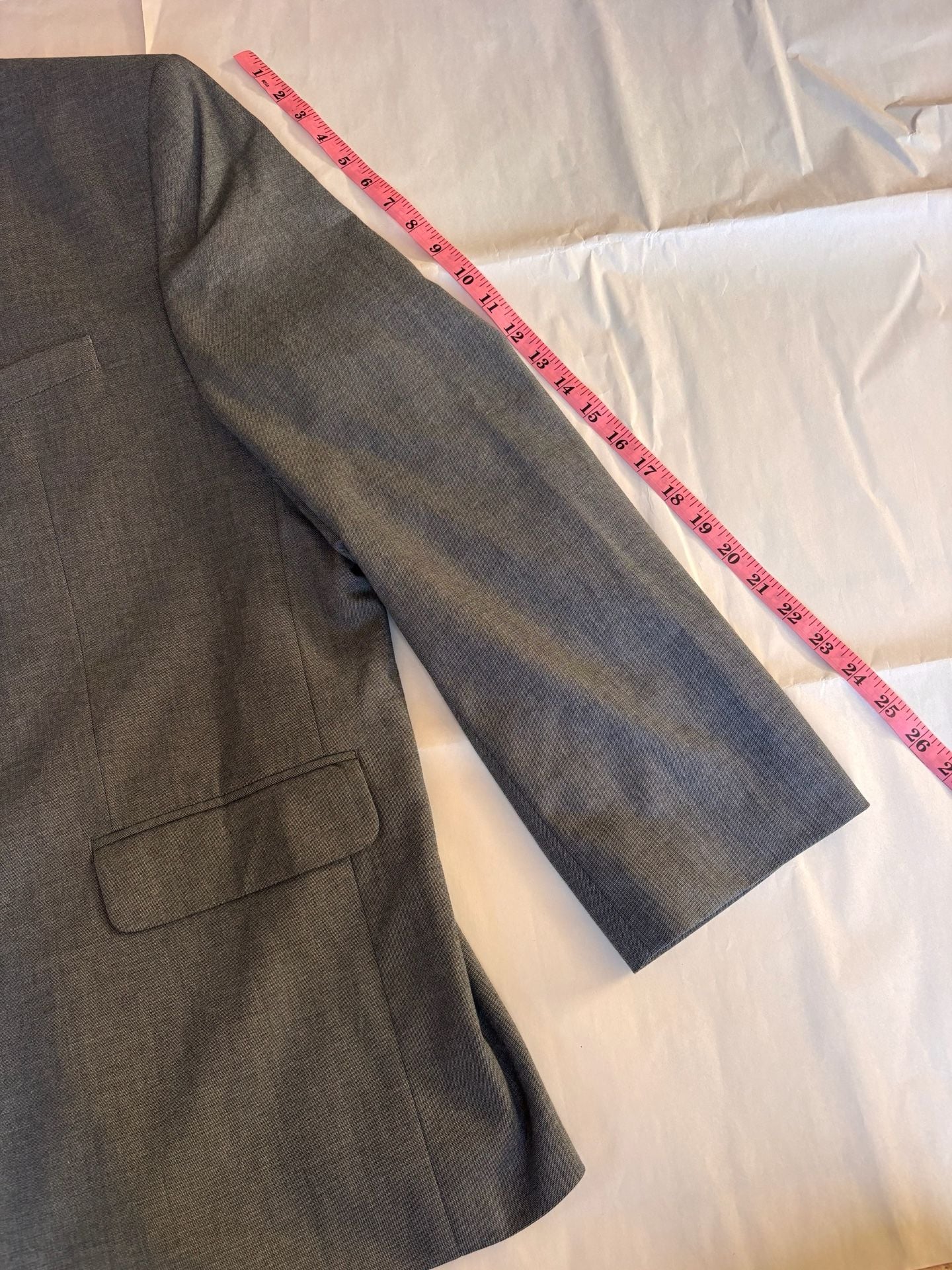 J.M. Haggar Classic Fit Gray Two-Piece Suit Jacket and Pants Set 11