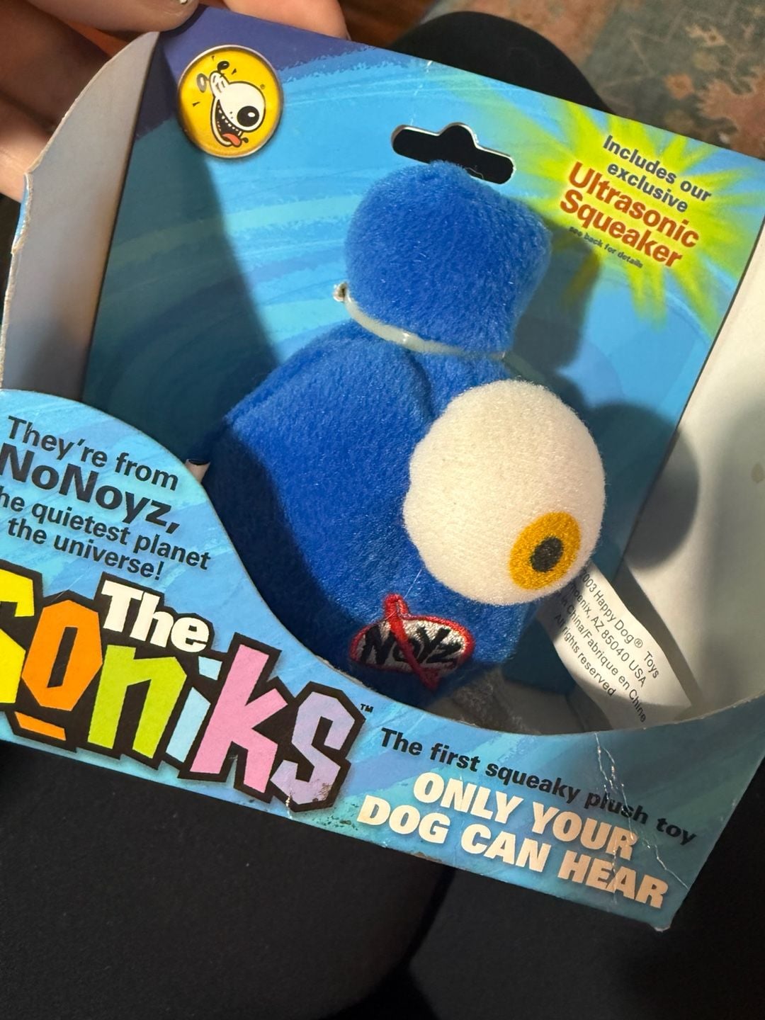Vintage 2006 The Soniks NoNoyz Squeaky Dog Toy Lot of 4 New in Box 5