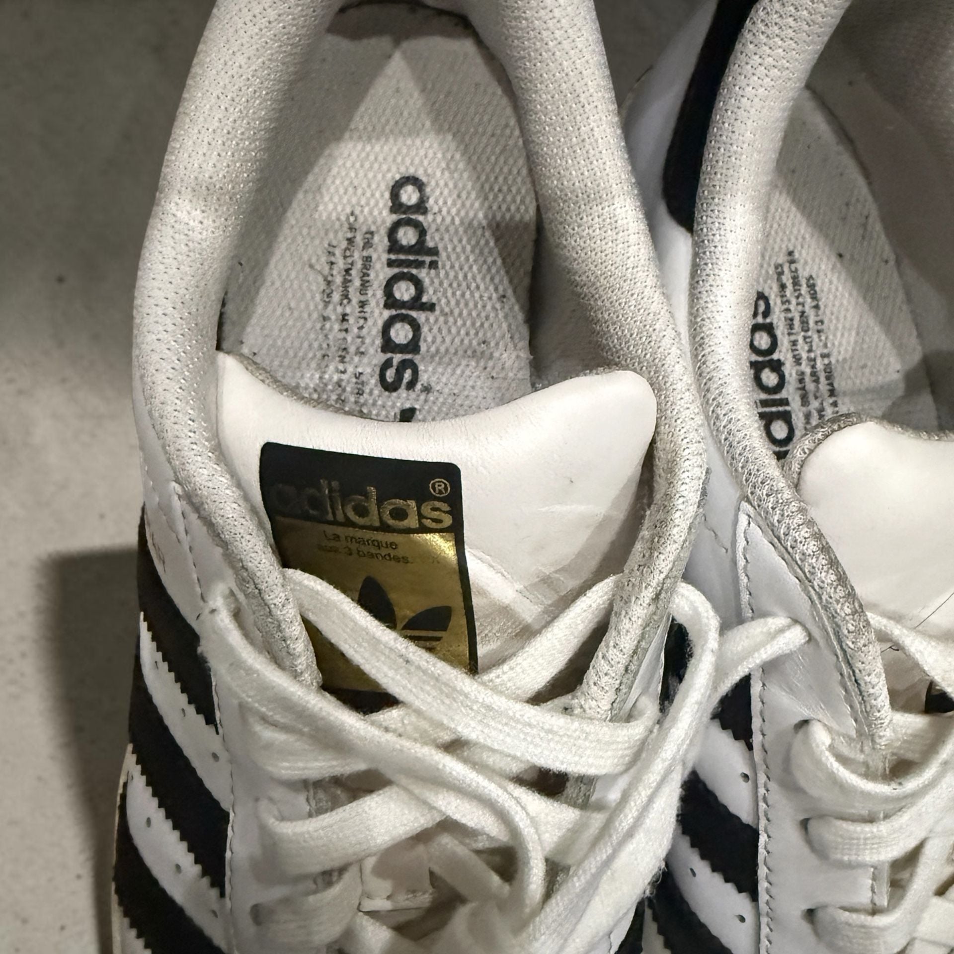 Adidas Superstar Cloud White Core Black Shell Toe Sneakers 3