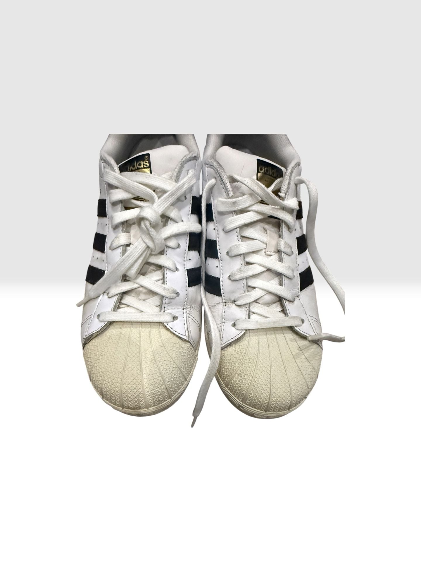 Adidas Superstar Cloud White Core Black Shell Toe Sneakers 4